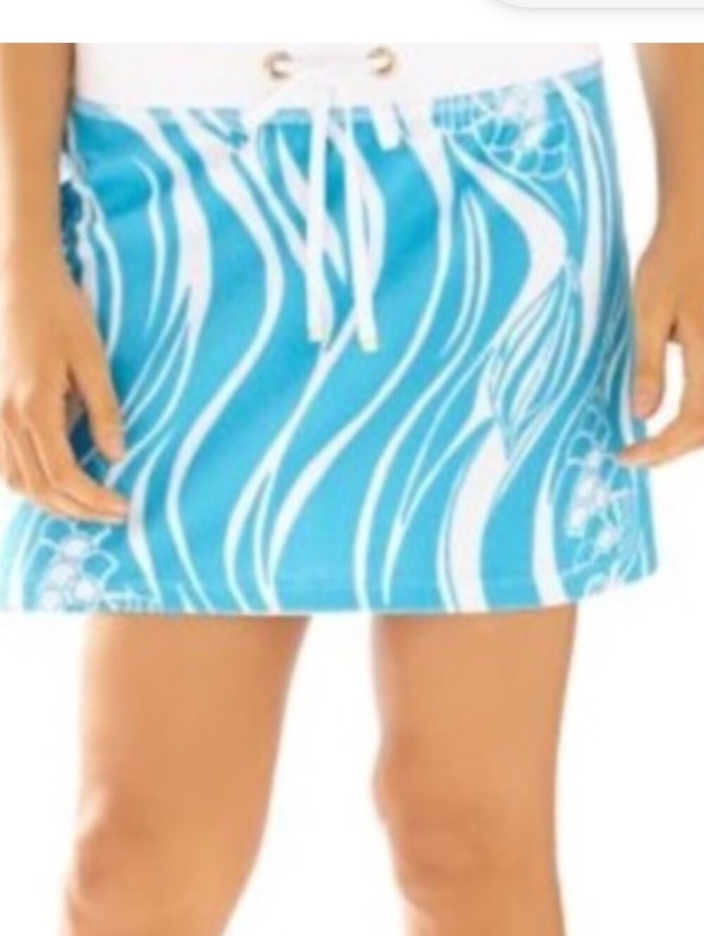 Lilly Pulitzer Sz Xs Skirt Vintage Fish Print Guc